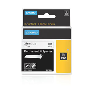 DYMO, CONSUMABLES, INDUSTRIAL PERMANENT POLYESTER LABELS, 1
